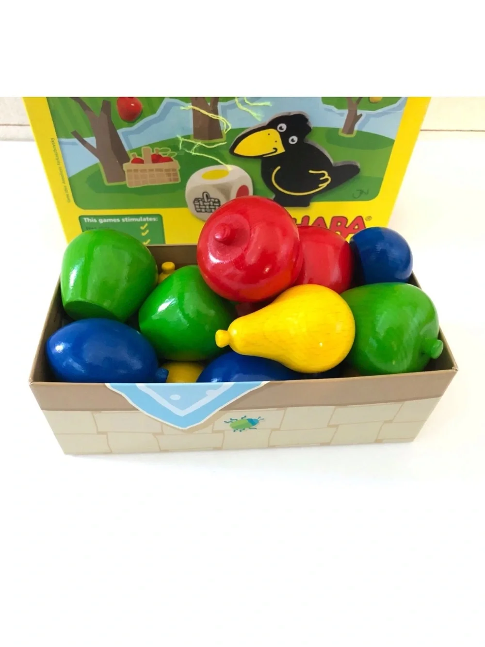 Haba My Very FIRST ORCHARD Game Preschool Matching Wooden Fruit 3177 Germany